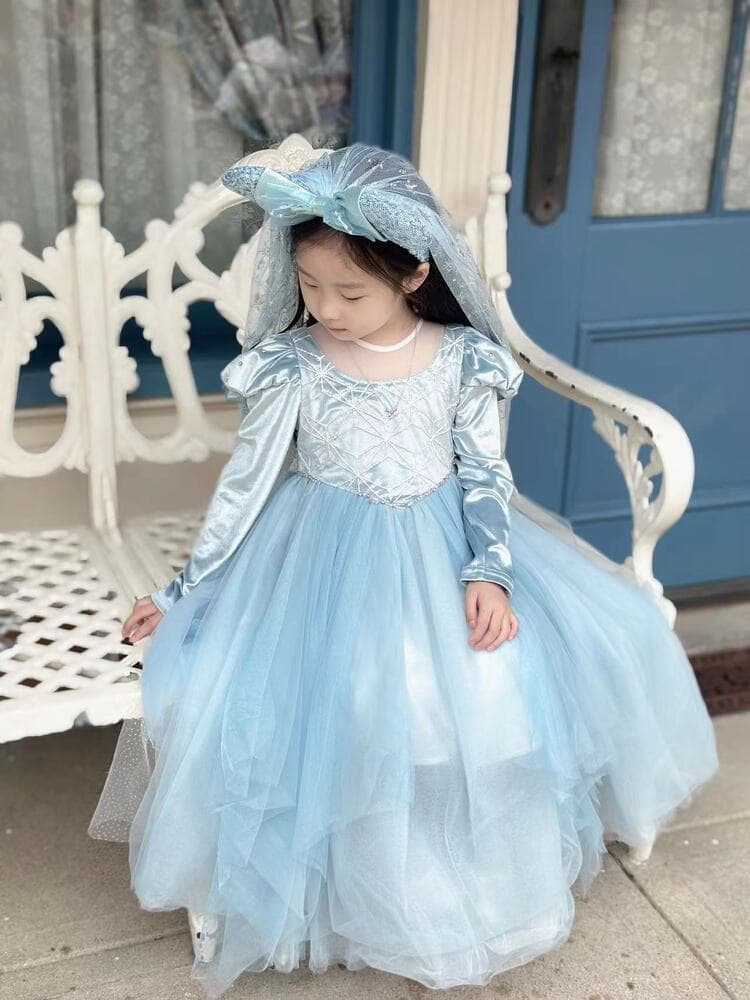 ピアノ発表会 結婚式用 子どもドレス ディズニー プリンセススパンコール シンデレラ風ドレス
