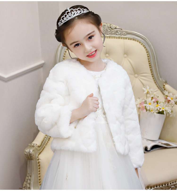 キッズドレス  ふわふわボレロカーディガン 子供用