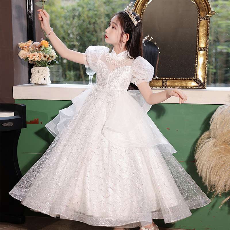 キッズドレス  キラキラ姫系チュールドレス