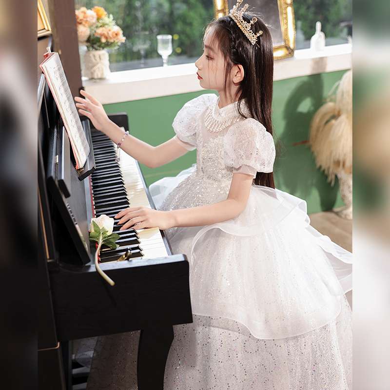 キッズドレス  キラキラ姫系チュールドレス