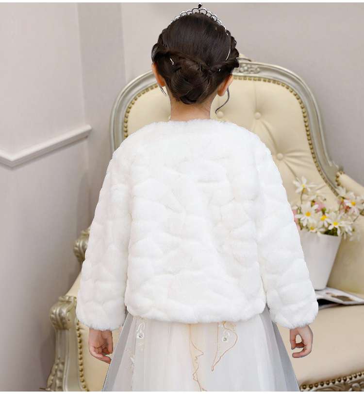 キッズドレス  ふわふわボレロカーディガン 子供用