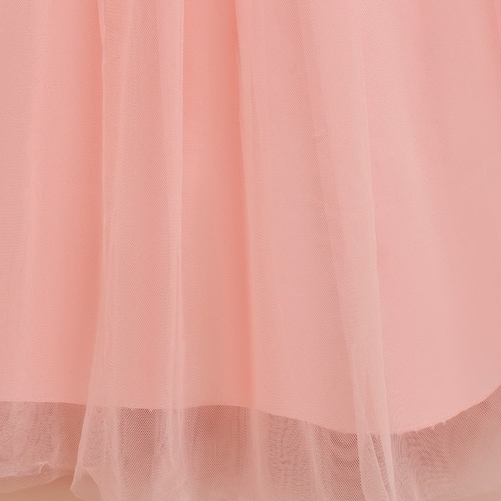 ピアノ発表会 結婚式用 キッズドレス 花刺繍ピアノ発表会用ドレス 子供用正装 結婚式パーティー対応