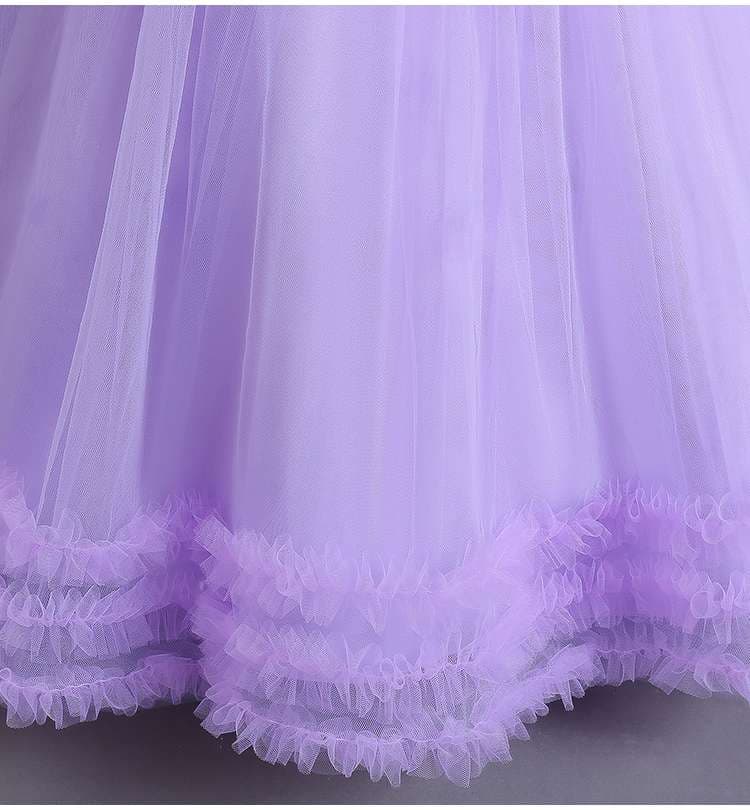 キッズドレス  ふわふわチュールの妖精風プリンセスドレス