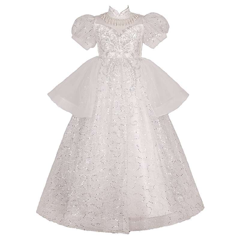 キッズドレス  キラキラ姫系チュールドレス