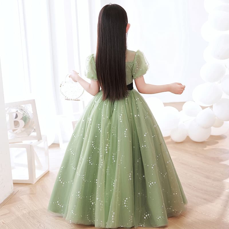 キッズドレス 星空きらめく姫様チュールドレス