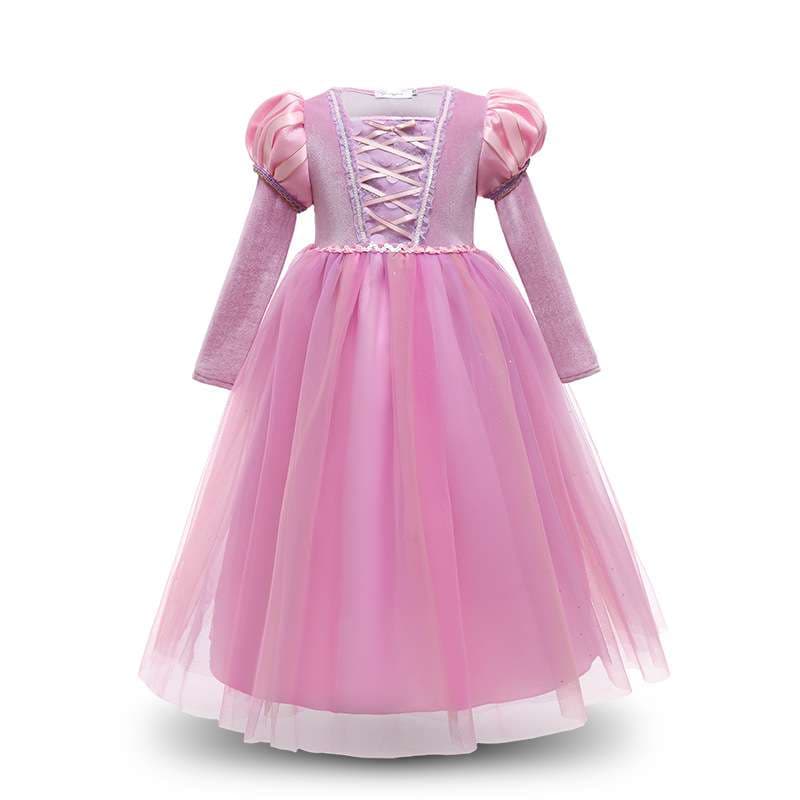 ピアノ発表会 結婚式用 子どもドレス ディズニー ラプンツェル風 キッズプリンセスドリームドレス