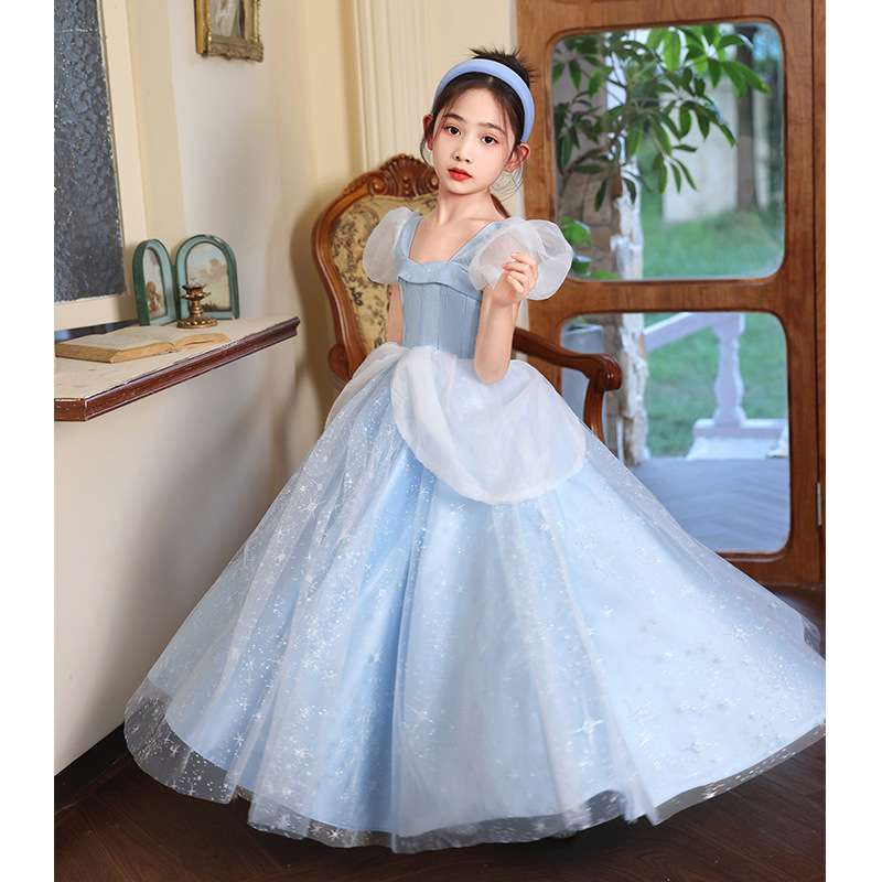 ピアノ発表会 結婚式用 子どもドレス ディズニー シンデレラ風 星空シンデレラドレス