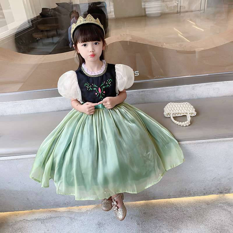 ピアノ発表会 結婚式用 子どもドレス ディズニー ジャスミン風 お姫様風キッズドレス