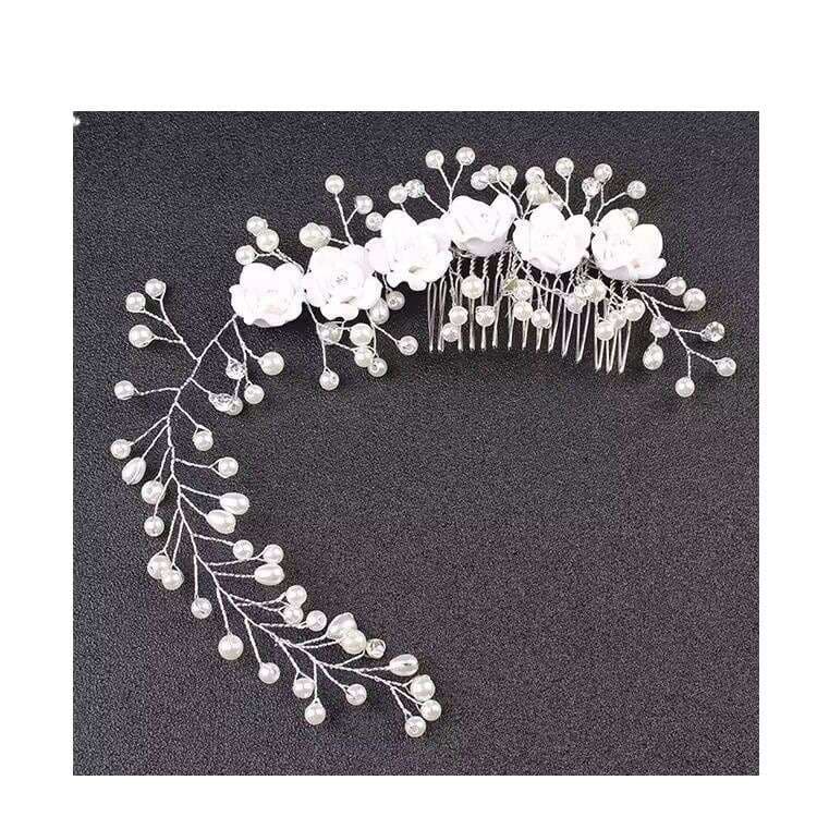 ボタニカルパールヘアアクセサリー