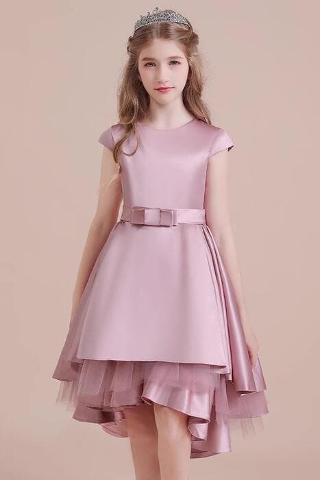 ピアノ発表会 結婚式用 子どもドレス お呼ばれワンピースドレス ピンクスカート