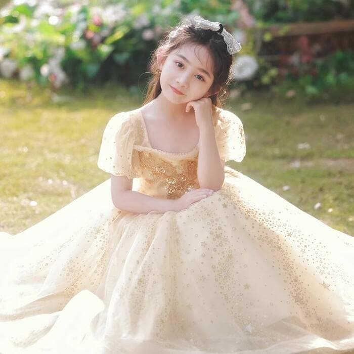 ピアノ発表会 結婚式用 子どもドレス ふんわりスカート フォーマルスタイル