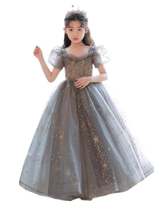 ピアノ発表会 結婚式用 子どもドレス ふんわりスカート フォーマルスタイル