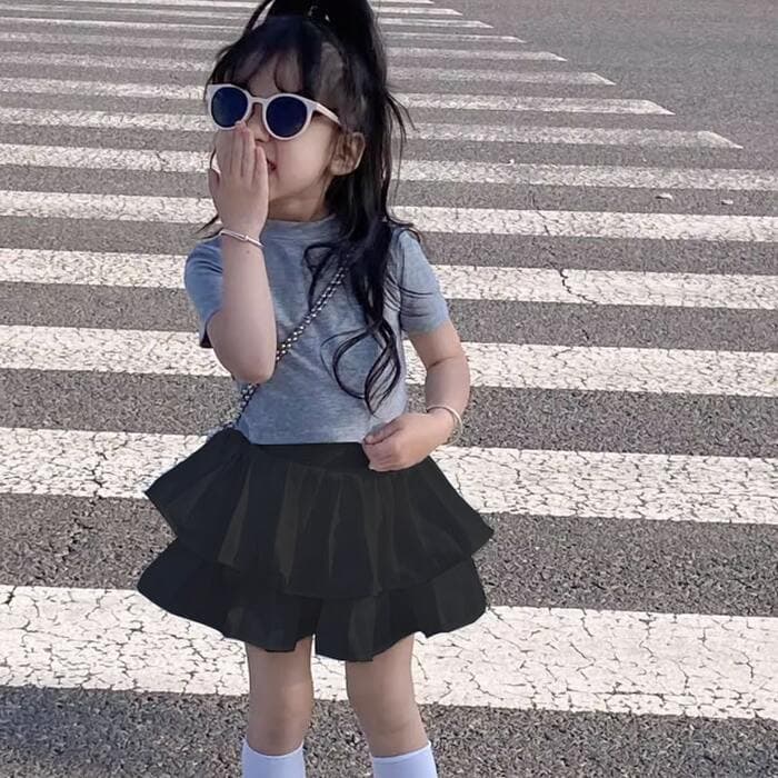 子ども服 子ども スカート プリーツチュチュスカート