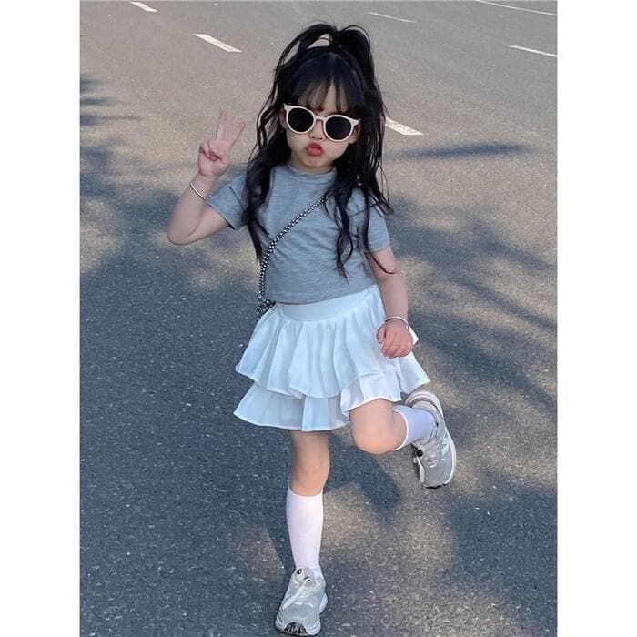 子ども服 子ども スカート プリーツチュチュスカート