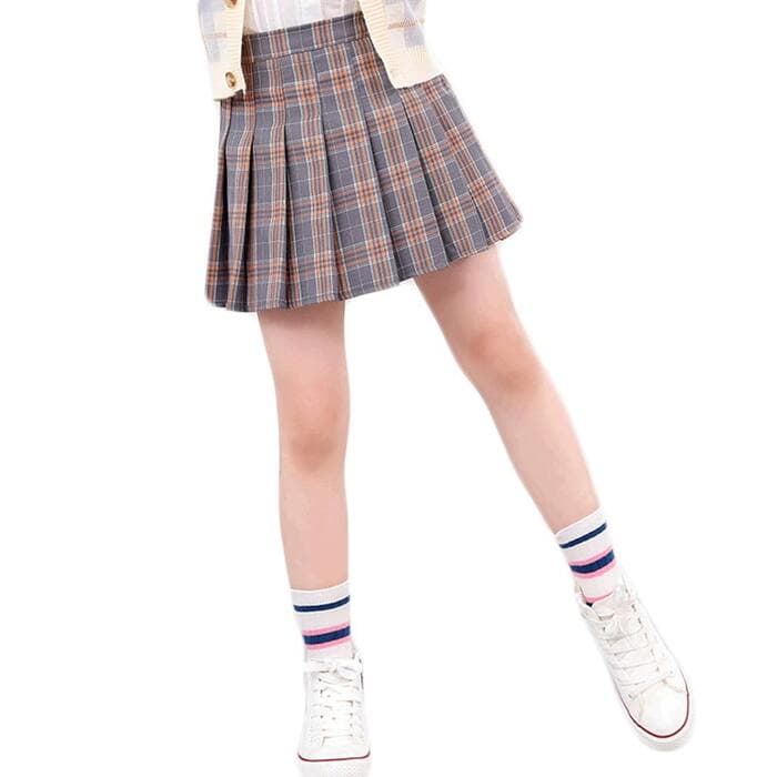 子ども服 制服風チェックプリーツスカート 子ども スカート