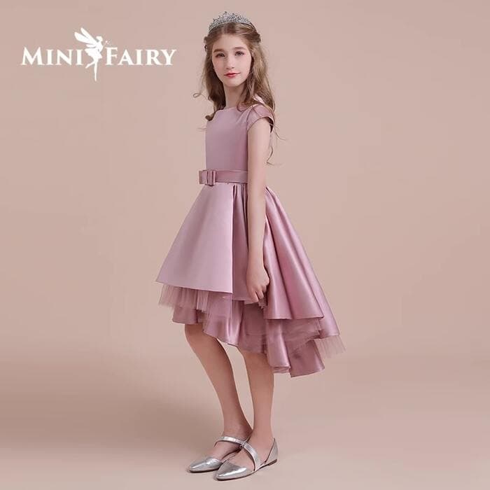 ピアノ発表会 結婚式用 子どもドレス お呼ばれワンピースドレス ピンクスカート