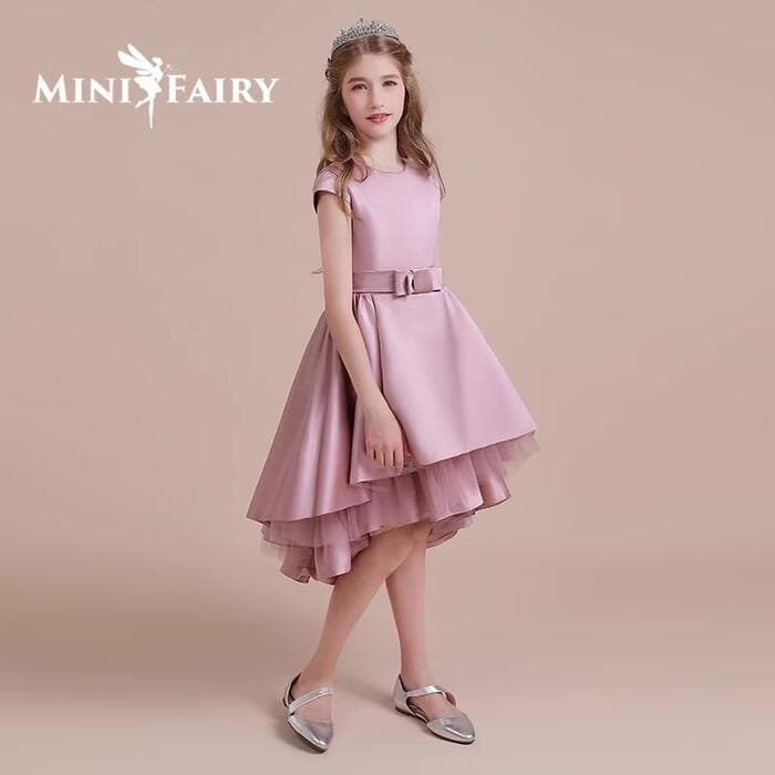 ピアノ発表会 結婚式用 子どもドレス お呼ばれワンピースドレス ピンクスカート