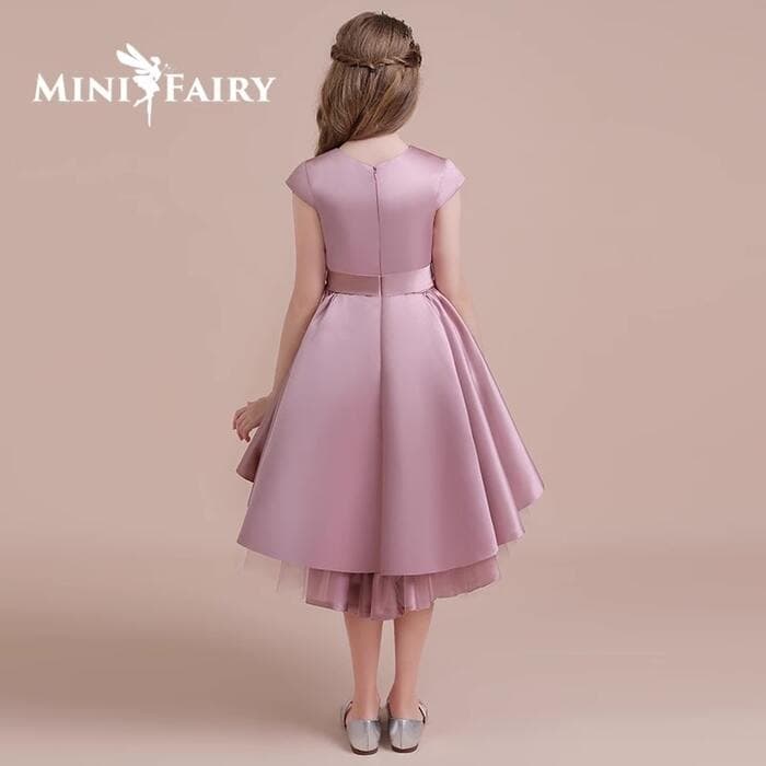 ピアノ発表会 結婚式用 子どもドレス お呼ばれワンピースドレス ピンクスカート