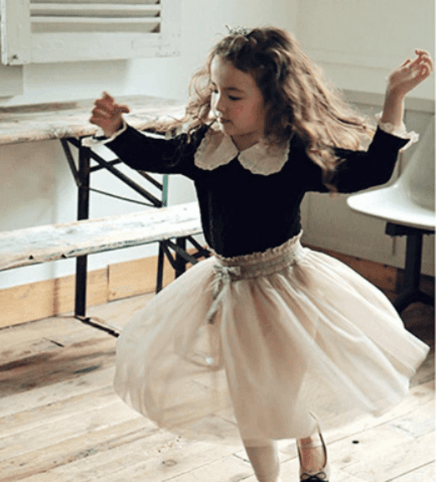 子ども服 スカッツ 子ども スカート チュールレギンス付き