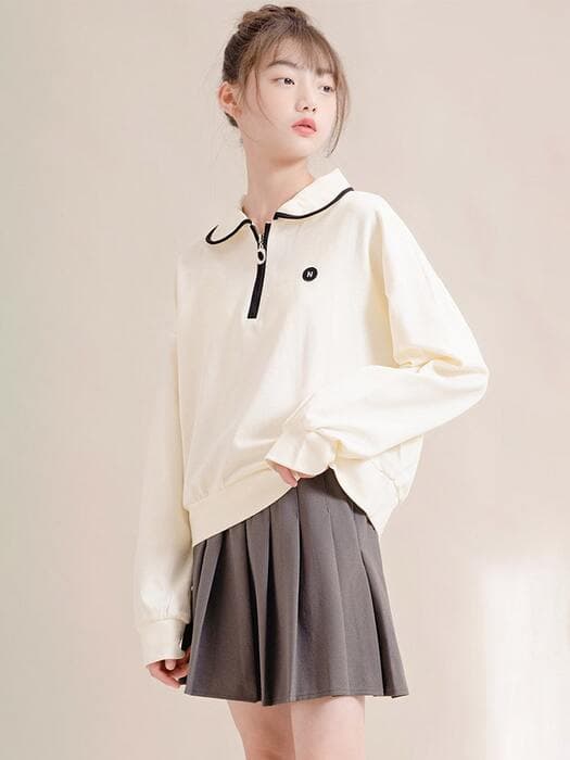 子ども服 子どもドレーププリーツミニスカート
