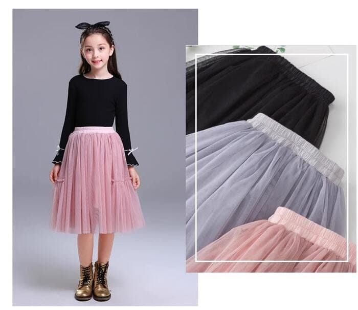 子ども服 子どもミドルチュチュスカート