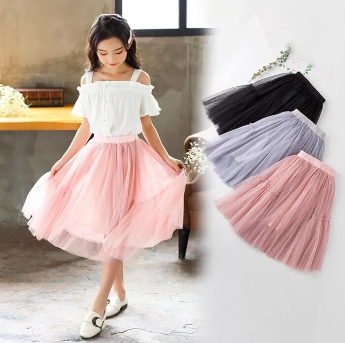 子ども服 子どもミドルチュチュスカート