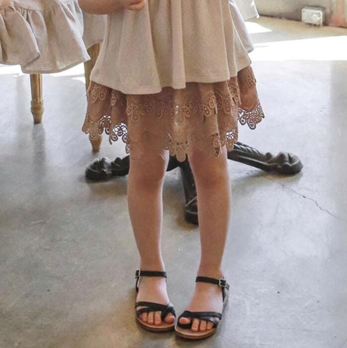 子ども服 子どもレースミニスカート