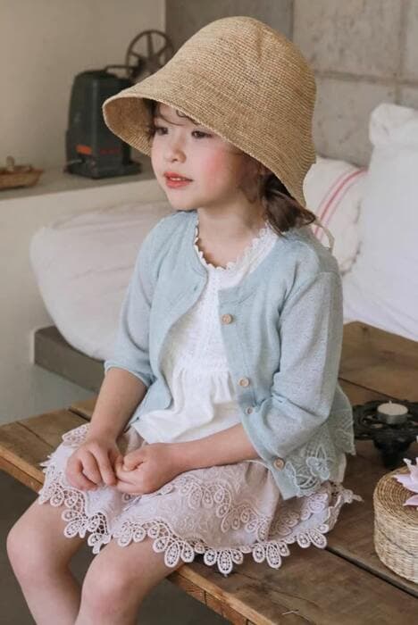 子ども服 子どもレースミニスカート