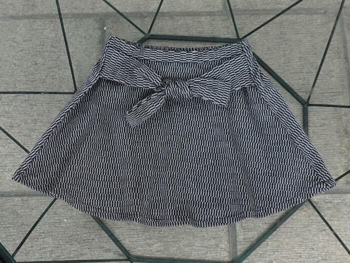子ども服 子どもウエストリボンフレアミニスカート