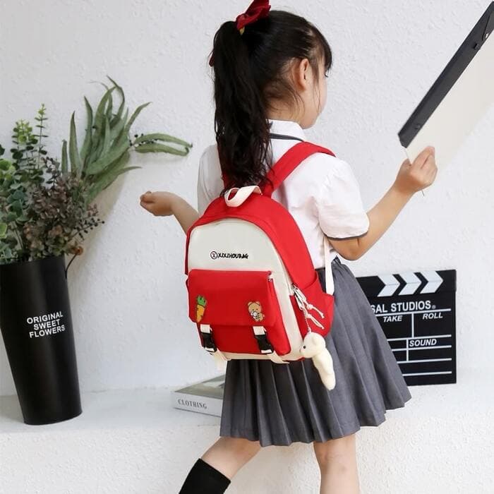 子ども服 子どもベアバイカラーリュック