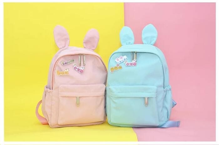子ども服 子どもワッペンうさ耳リュック
