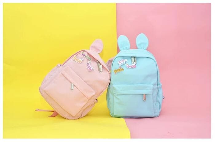 子ども服 子どもワッペンうさ耳リュック