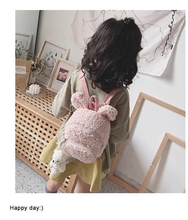 子ども服 子どもベアモコモコリュック