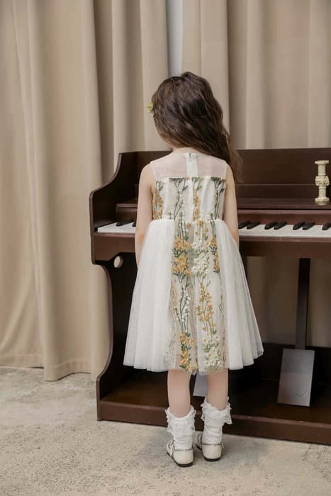 ピアノ発表会 結婚式用 子どもドレス ボタニカルドレス