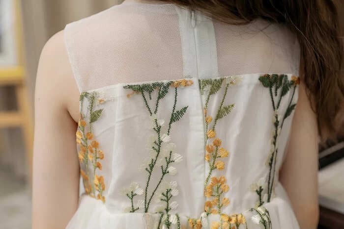 ピアノ発表会 結婚式用 子どもドレス ボタニカルドレス