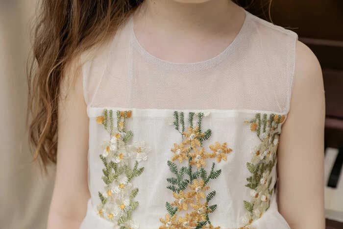 ピアノ発表会 結婚式用 子どもドレス ボタニカルドレス