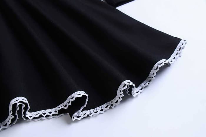 ピアノ発表会 結婚式用 子どもドレス ワンピース ブラックスカート カジュアルスタイル