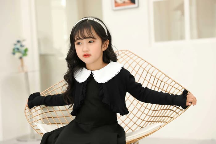 子ども服 子どもドレス ホイップフリルボレロ