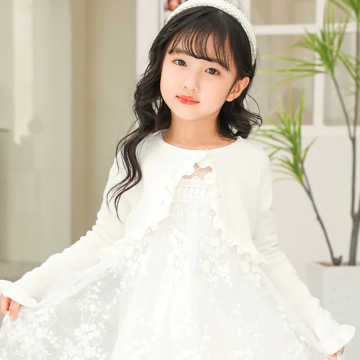 子ども服 子どもドレス ホイップフリルボレロ