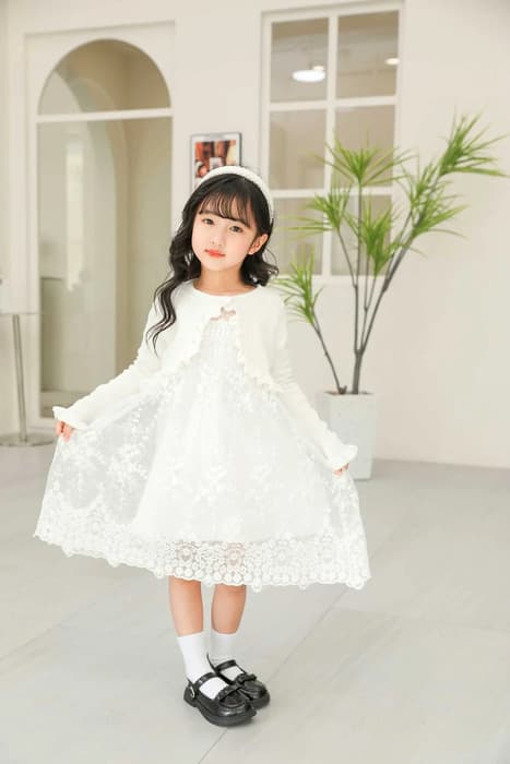子ども服 子どもドレス ホイップフリルボレロ