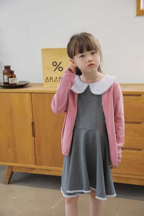 子ども服 子どもドレス コットンカーディガン