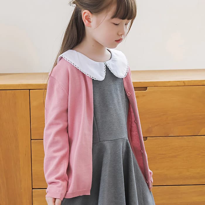子ども服 子どもドレス コットンカーディガン