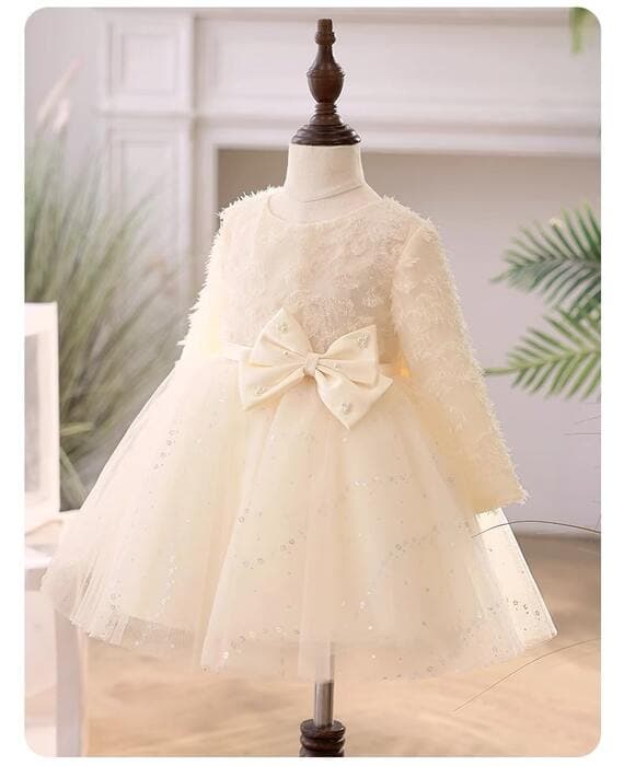 ピアノ発表会 結婚式用 子どもドレス レースチュールリボンドレス