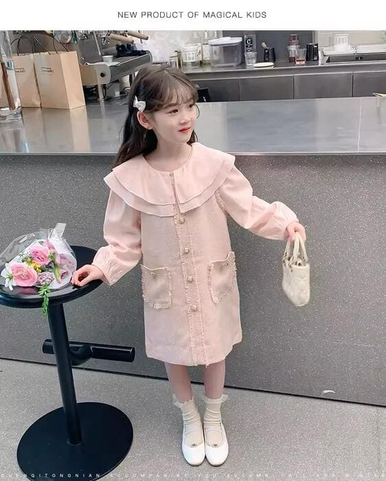 ピアノ発表会 衣装 フリンジワンピース