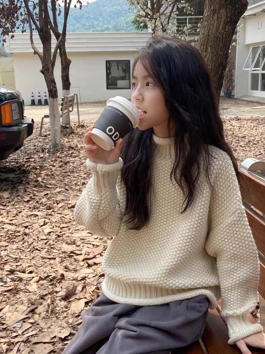 子ども服 子どもハイネックチャンキーニット