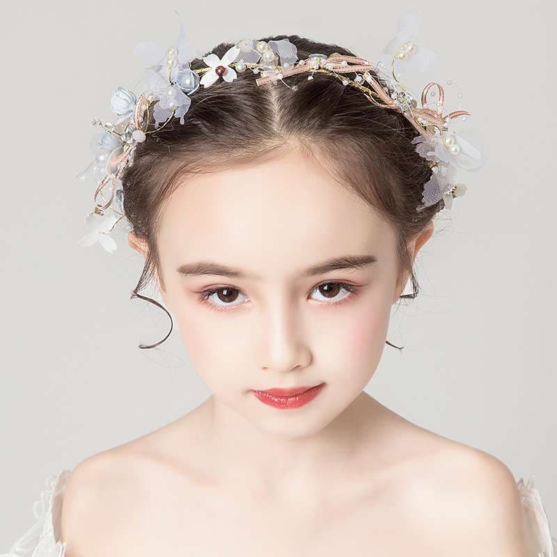 フラワーリースヘアアクセサリー
