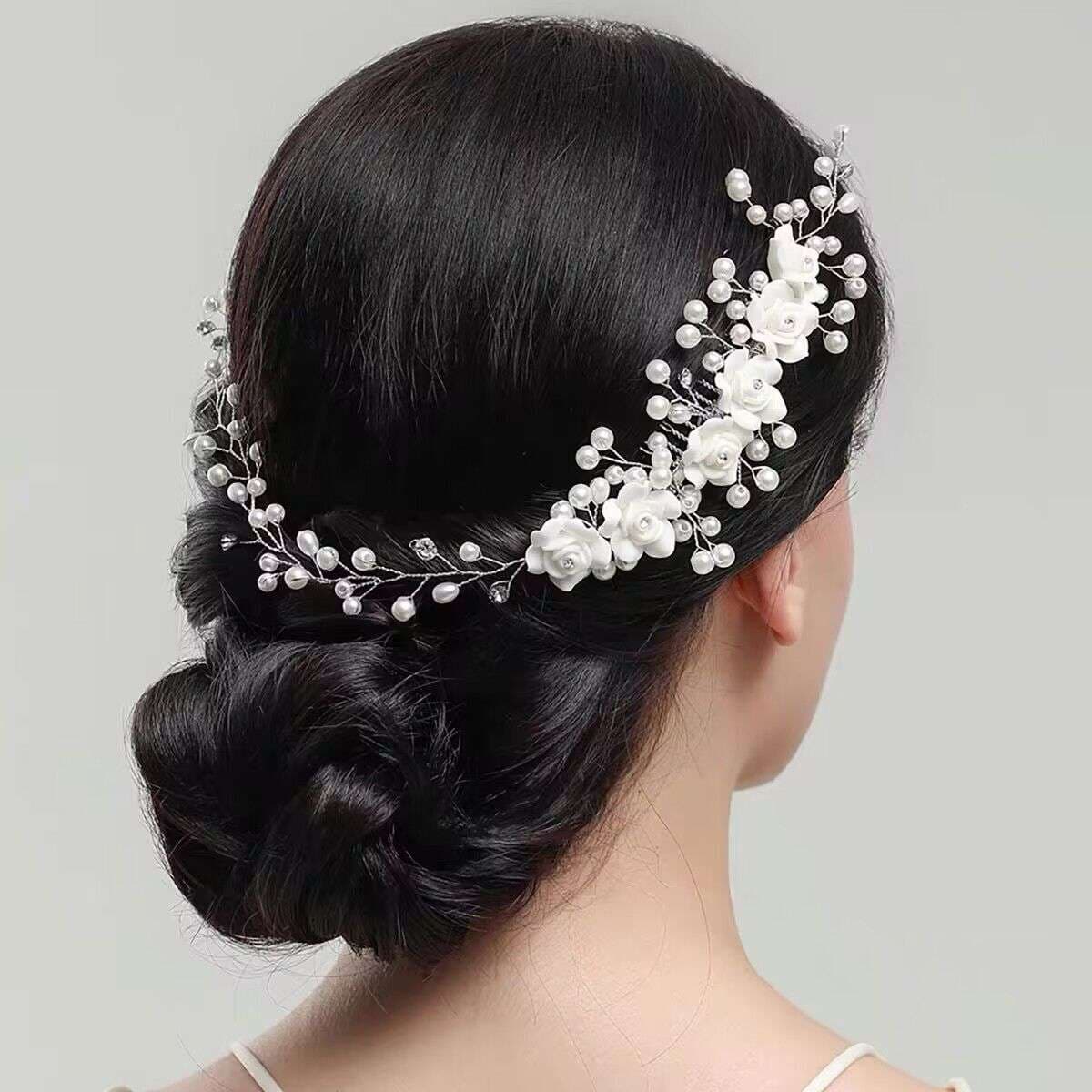 ボタニカルパールヘアアクセサリー