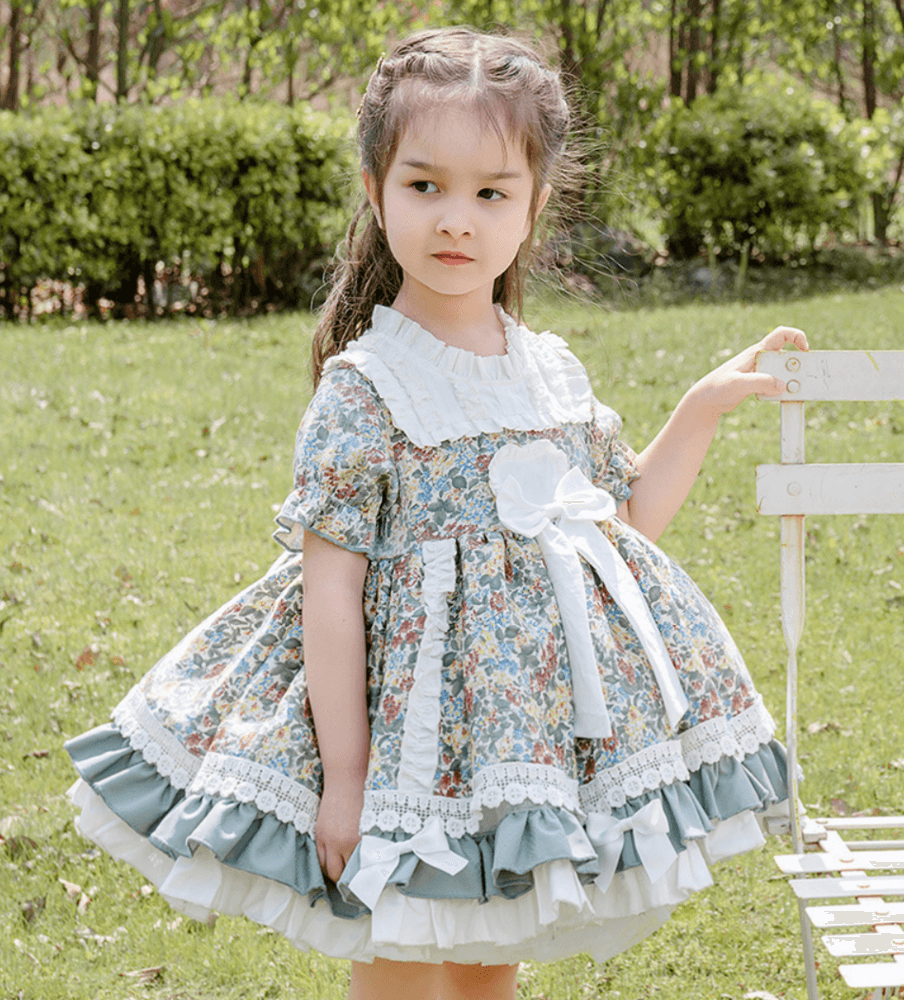 ピアノ発表会 結婚式用 子どもドレス フォーマル花柄子どもドレス