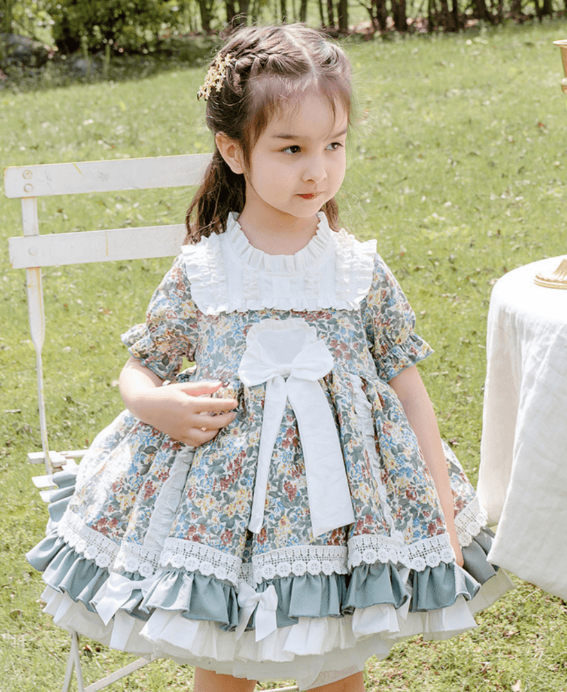 ピアノ発表会 結婚式用 子どもドレス フォーマル花柄子どもドレス