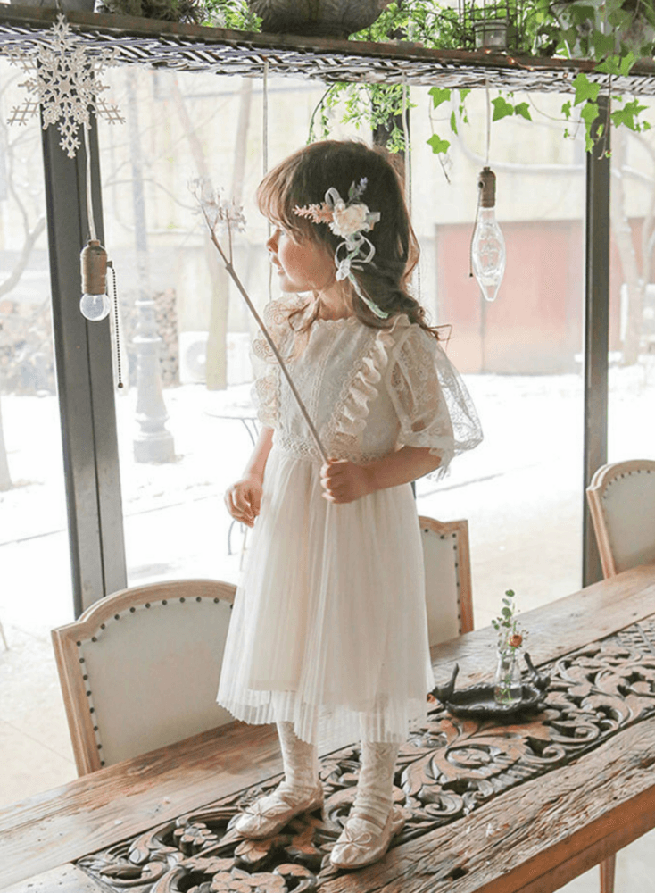 ピアノ発表会 結婚式用 子どもドレス プリーツスカート